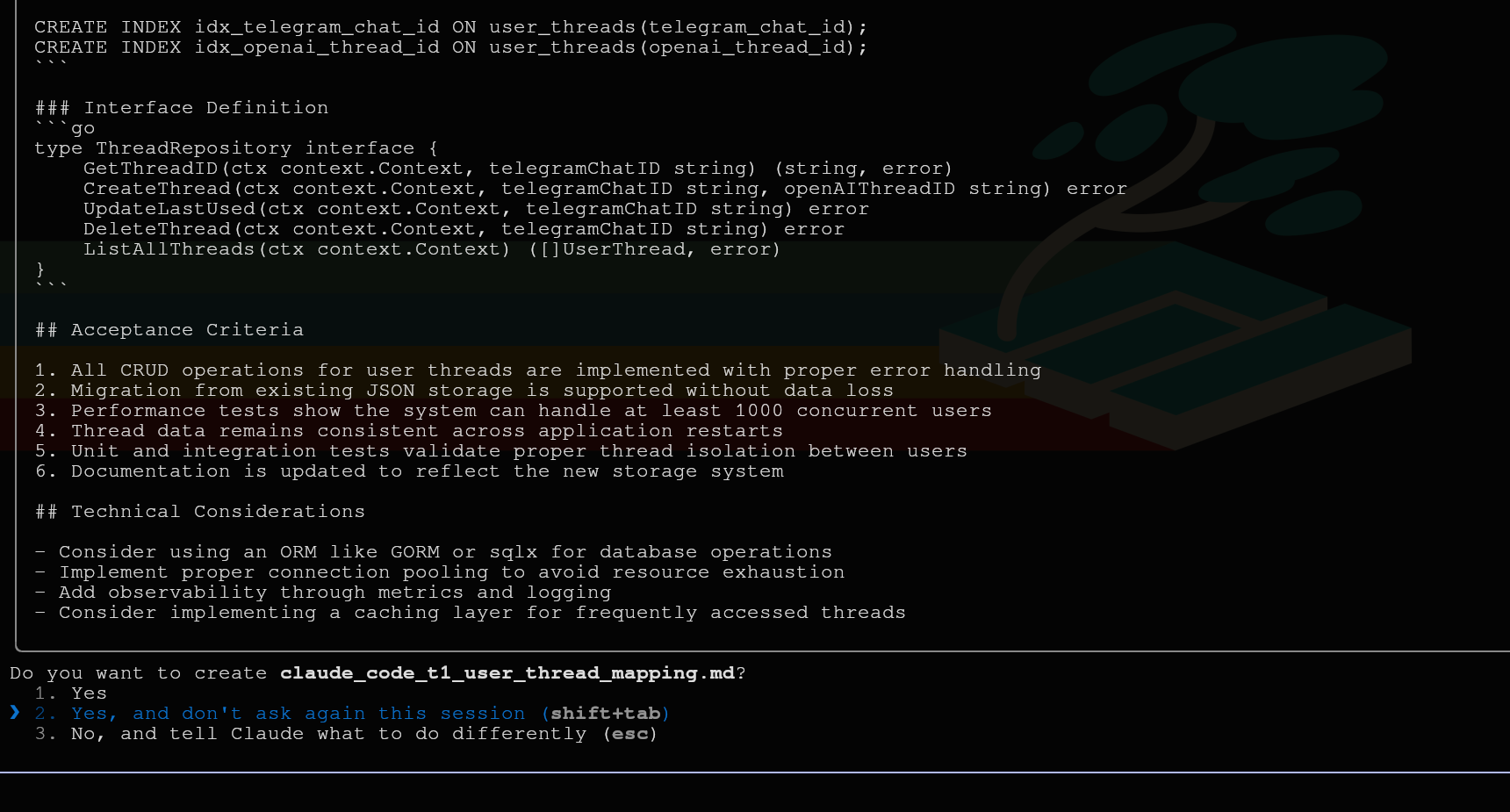 Anthropic Claude Code CLI permission prompt UX with trust option